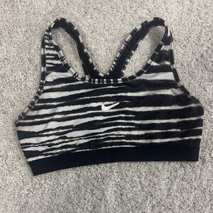 Nike Women's Zebra Stripe Sports Bra